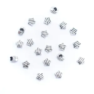 20pcs  zamakjewelry finding for 3mm round cord D-5-3-176