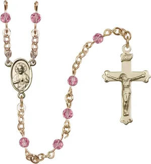 4mm Rose Swarovski Rosary