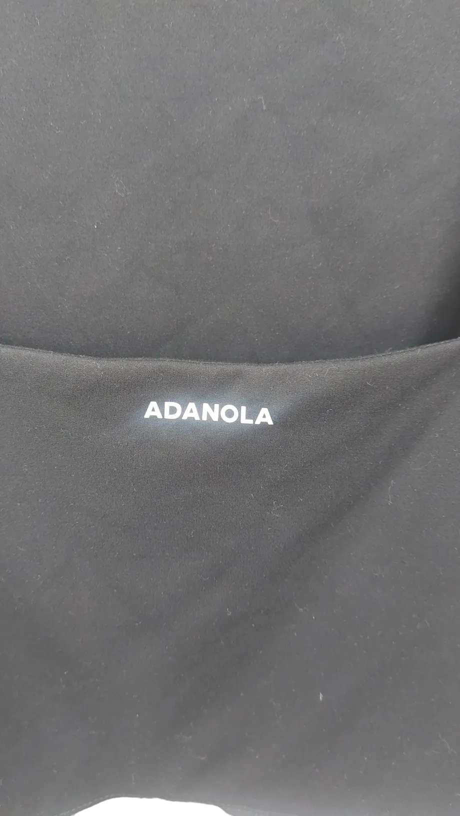 Adanola Black Square Neck Open Back Top UK S