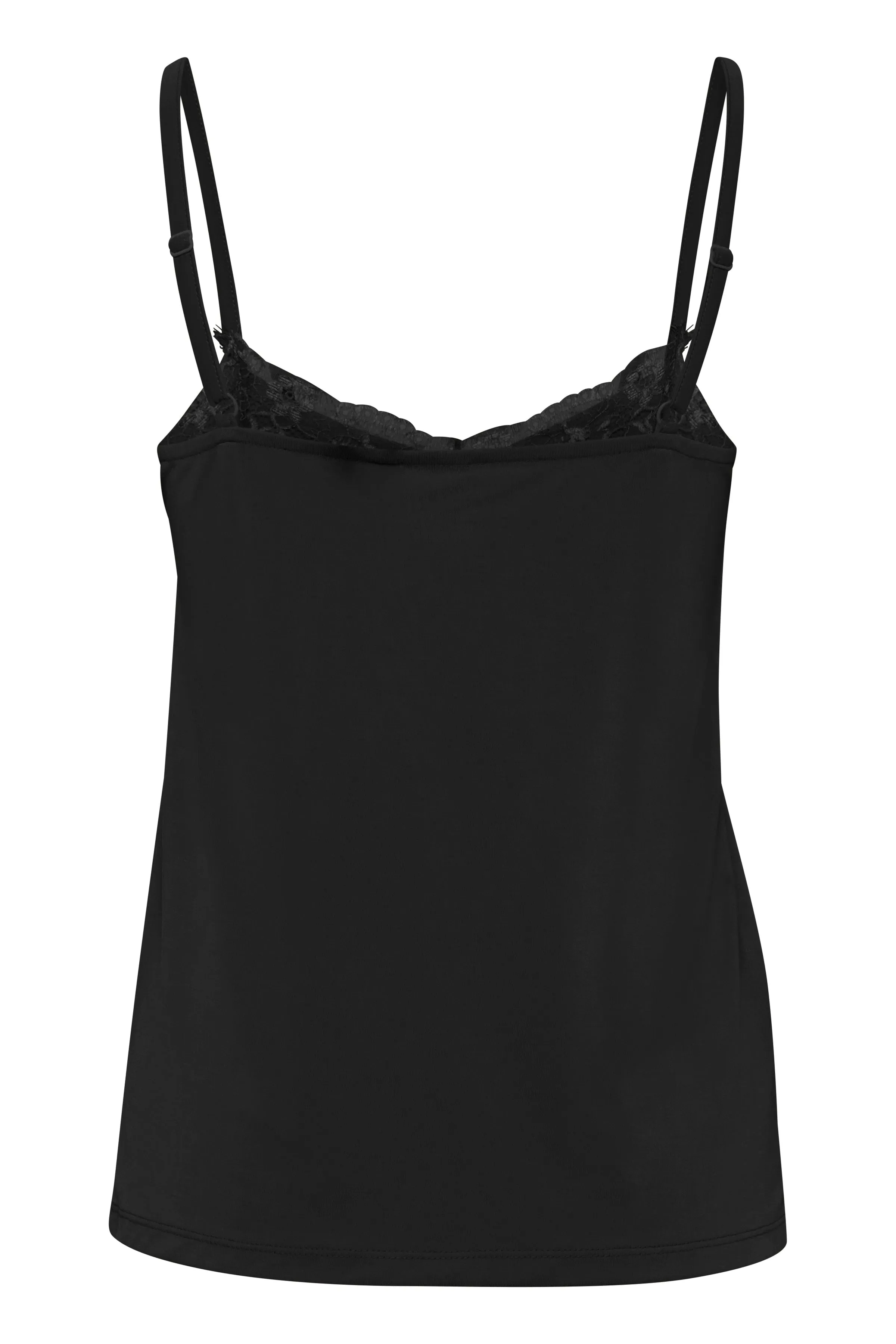 Adeline Lace Panel Cami (Black)