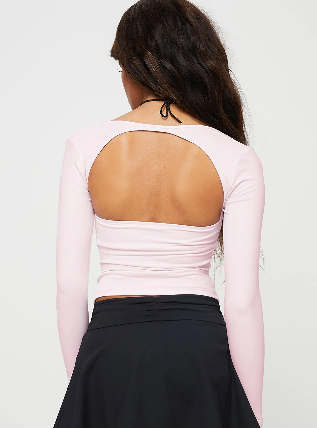 Adella Long Sleeve Top Pink