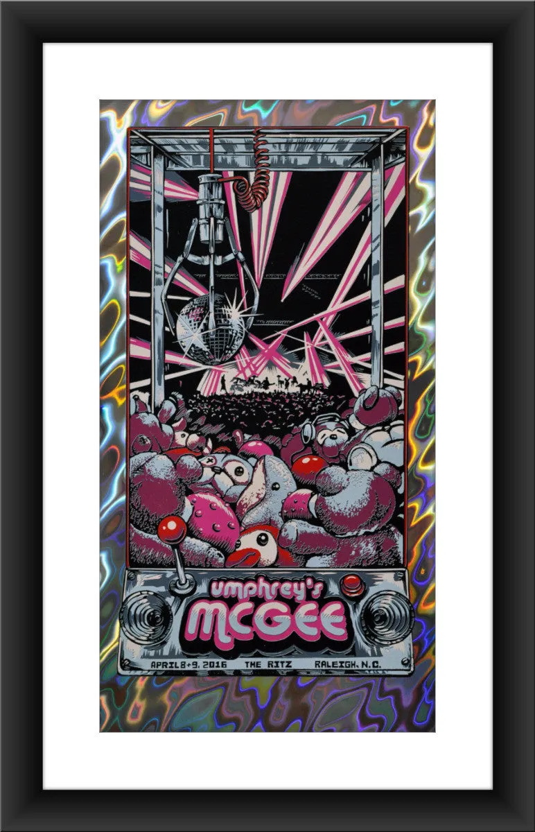 AJ Masthay "Umphrey's McGee - Raleigh, NC" Lava Foil