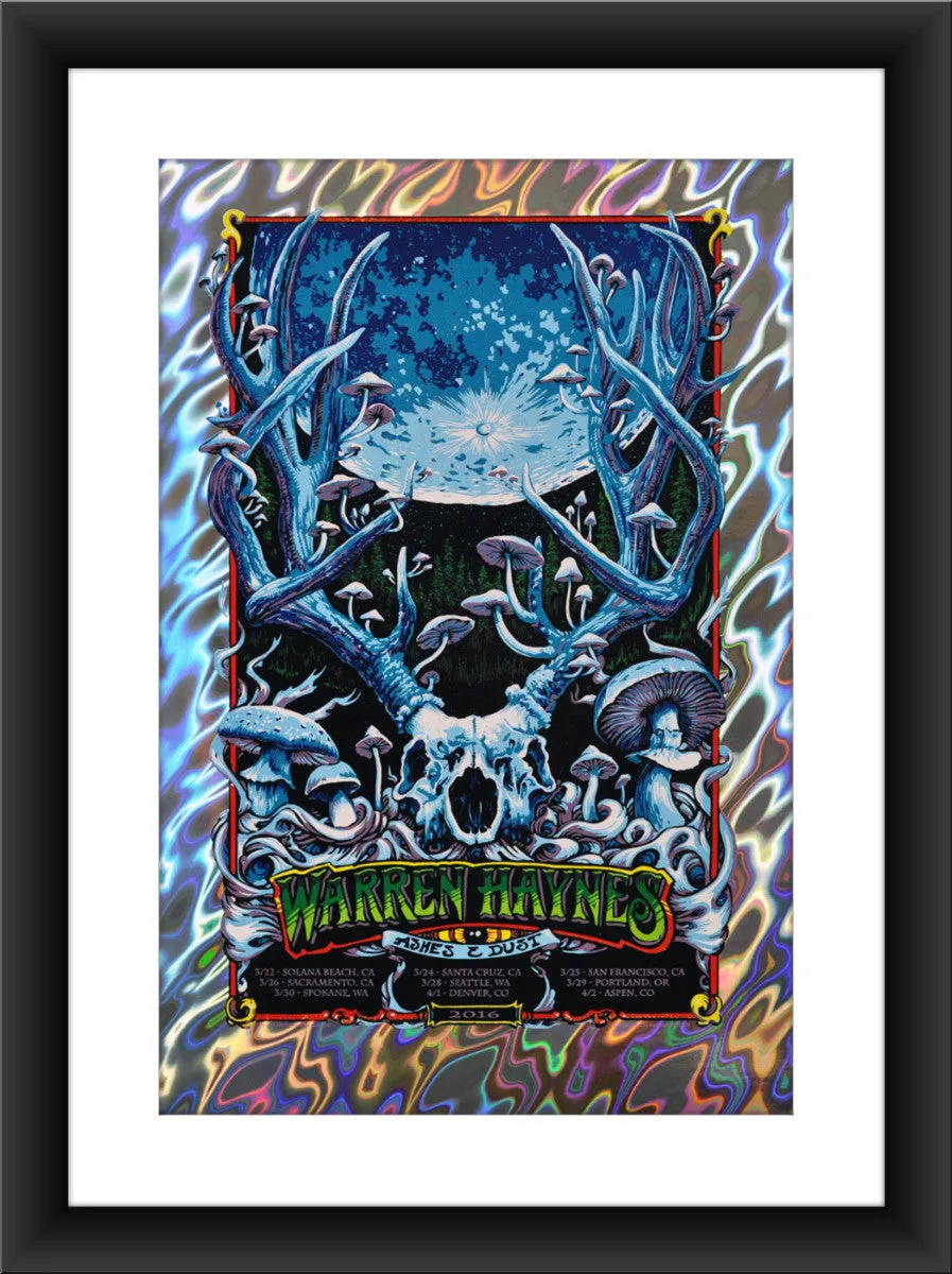 AJ Masthay "Warren Haynes - Spring 2016" Lava Foil