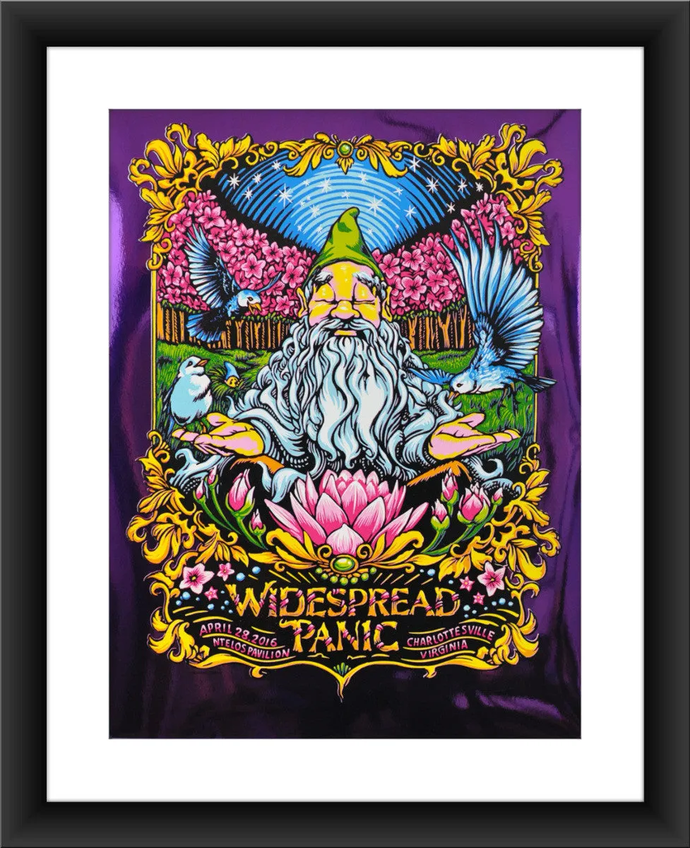 AJ Masthay "Widespread Panic - Charlottesville, VA" Purple Foil