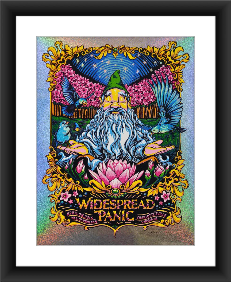 AJ Masthay "Widespread Panic - Charlottesville, VA" Sparkle Foil