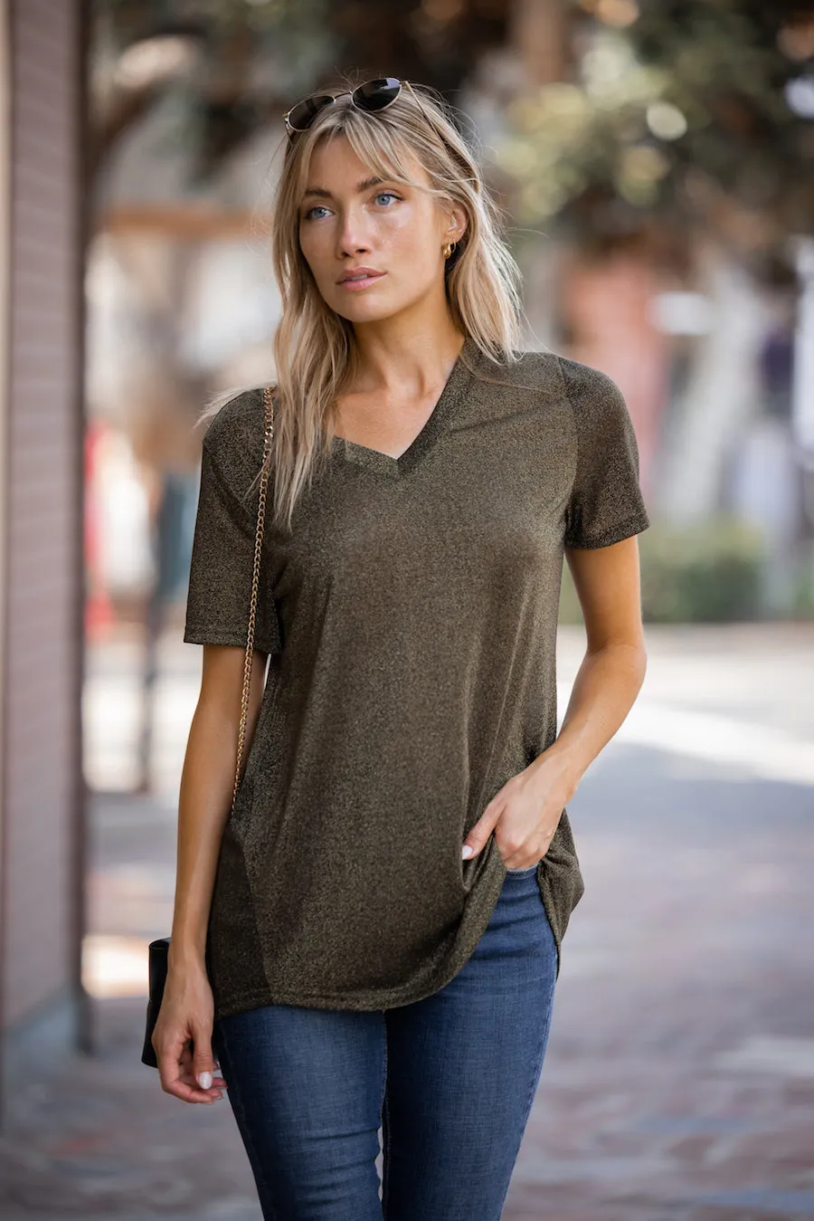 Amaryllis Tee (Shimmer)