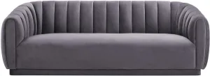 Arnold Grey Velvet Sofa