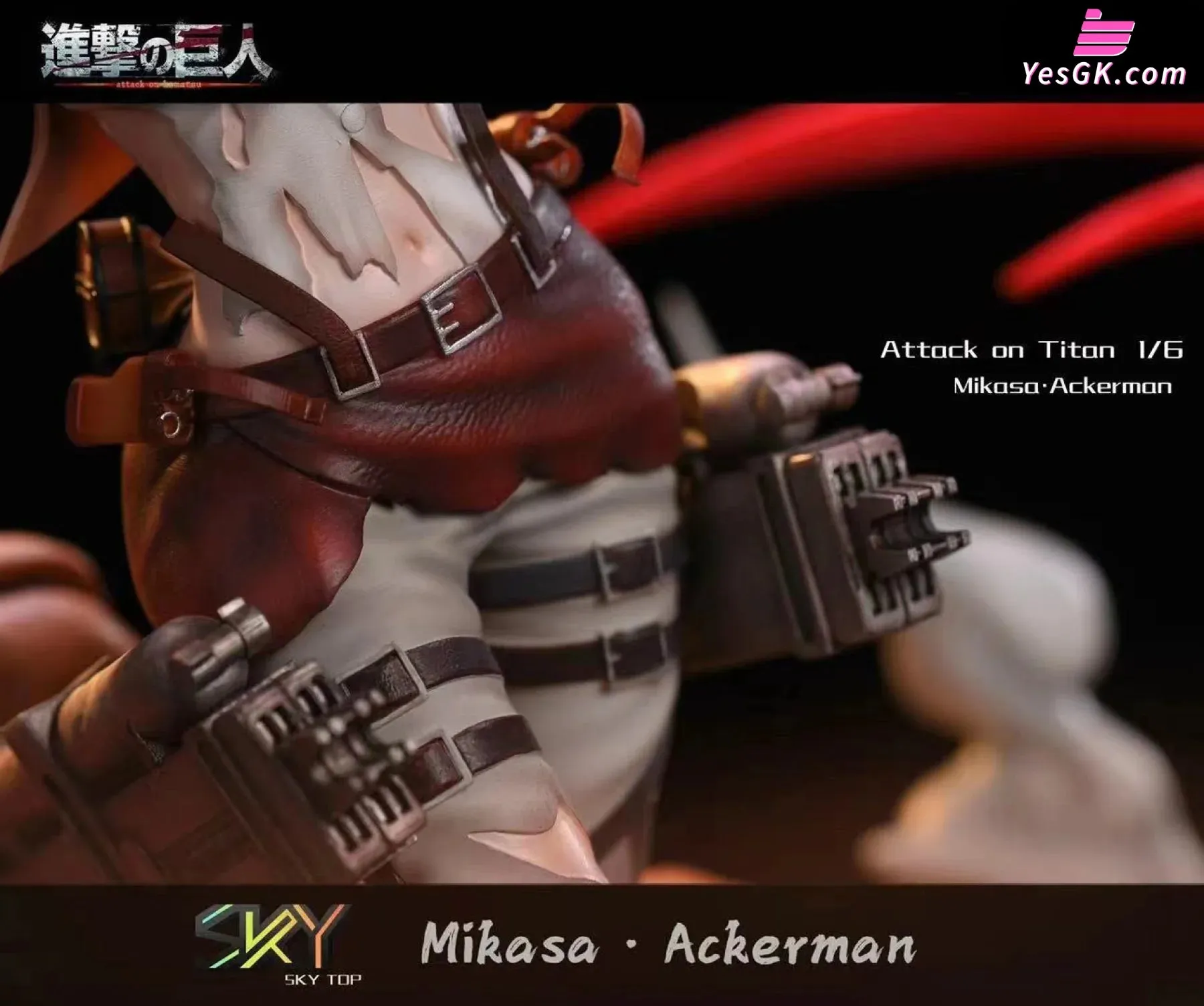 Attack on Titan - Mikasa Ackerman Statue - Sky Top Studio [In-Stock]