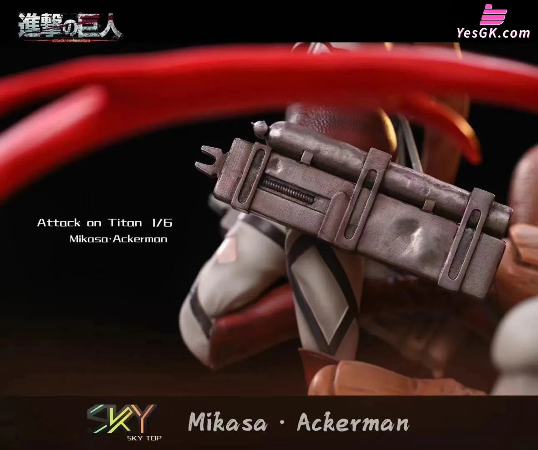 Attack on Titan - Mikasa Ackerman Statue - Sky Top Studio [In-Stock]