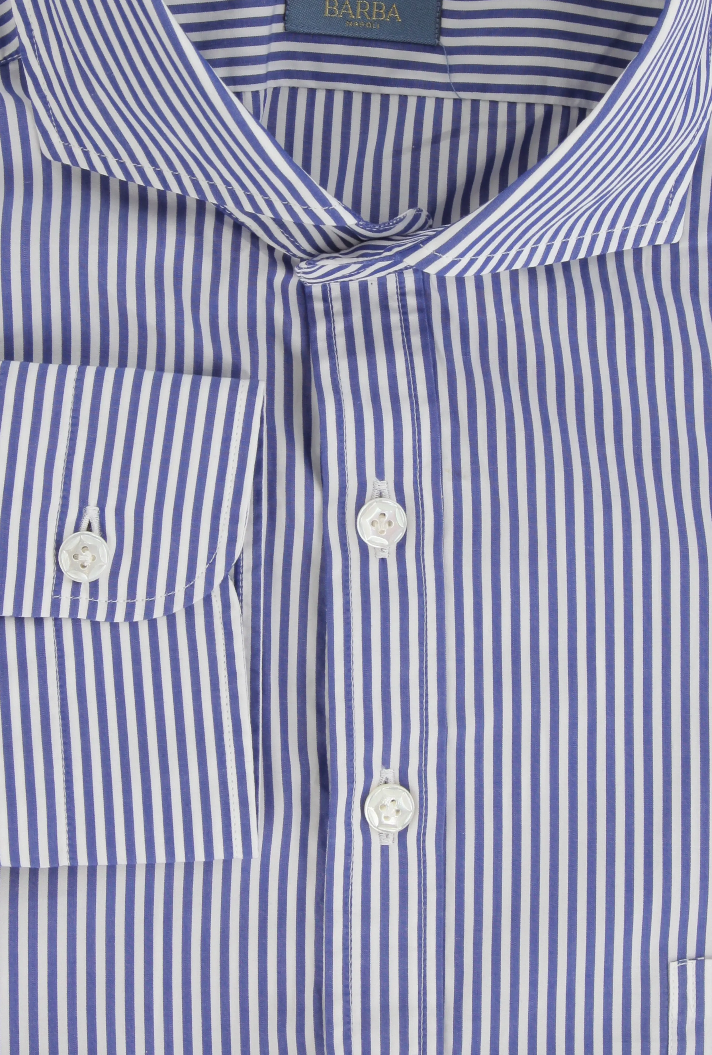 Barba Napoli Blue Shirt - Extra Slim