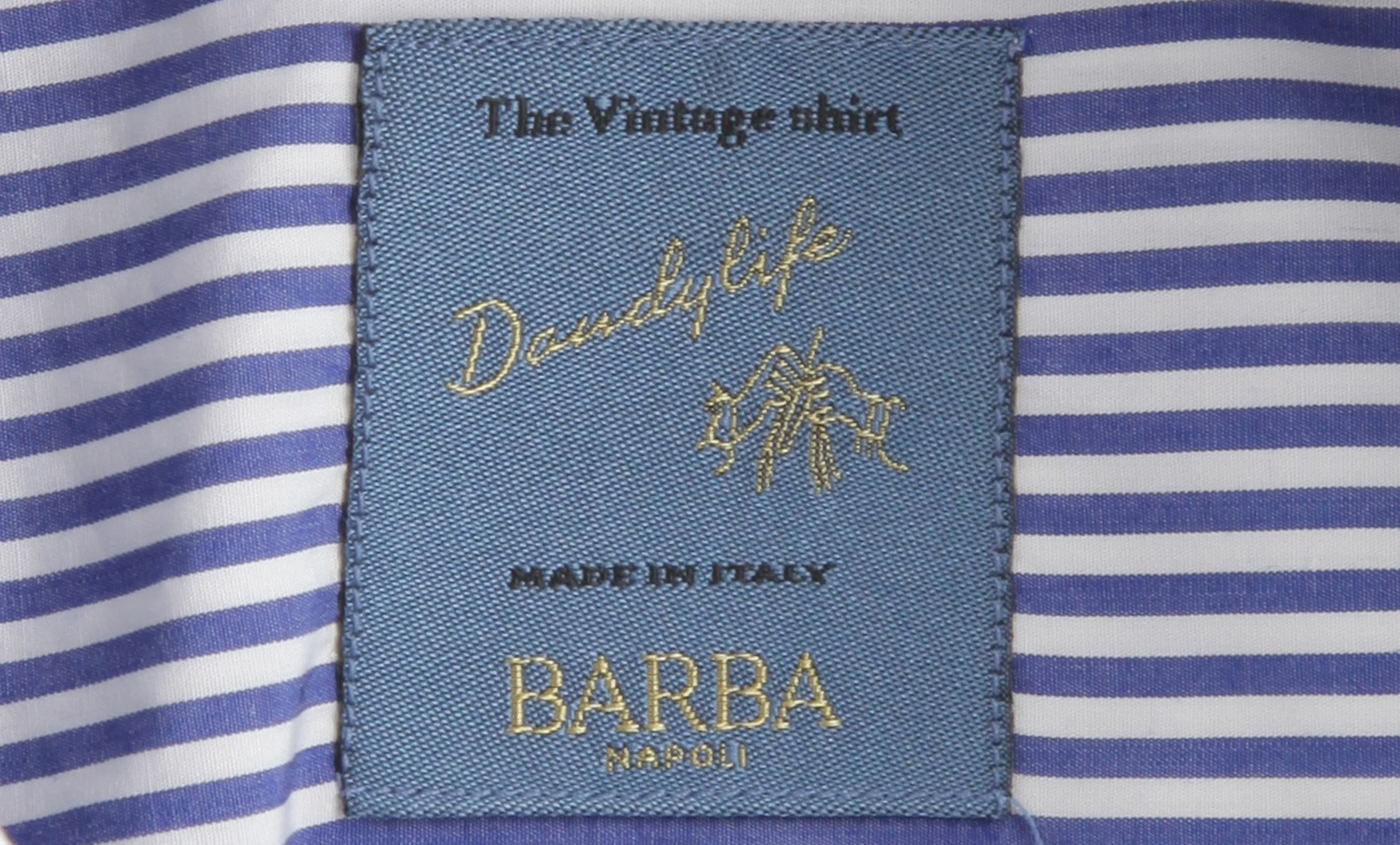 Barba Napoli Blue Shirt - Extra Slim