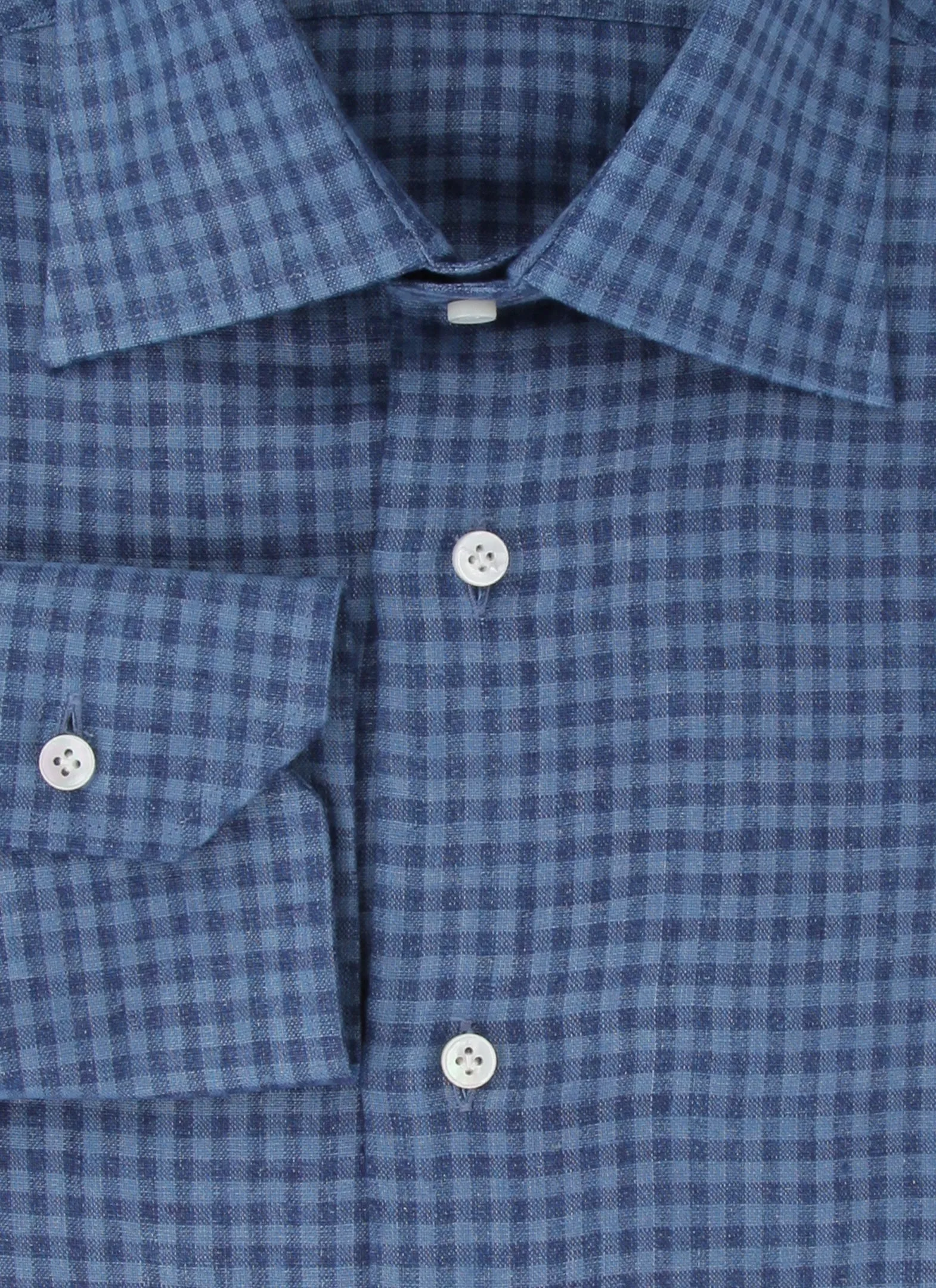 Barba Napoli Blue Shirt - Slim