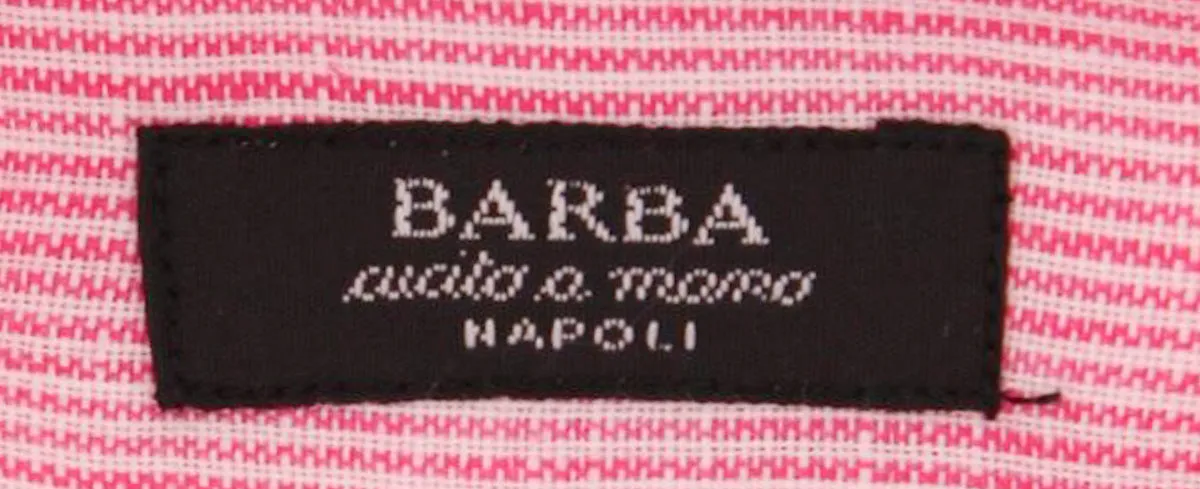 Barba Napoli Pink Shirt - Extra Slim