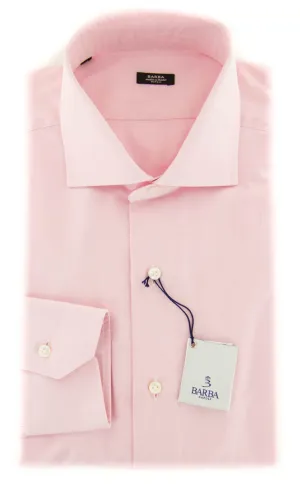 Barba Napoli Pink Shirt - Extra Slim