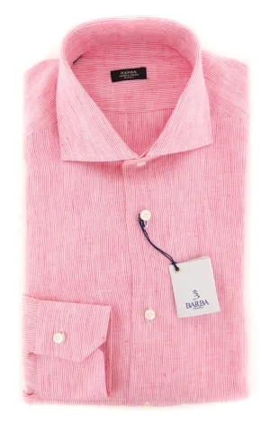 Barba Napoli Pink Shirt - Extra Slim