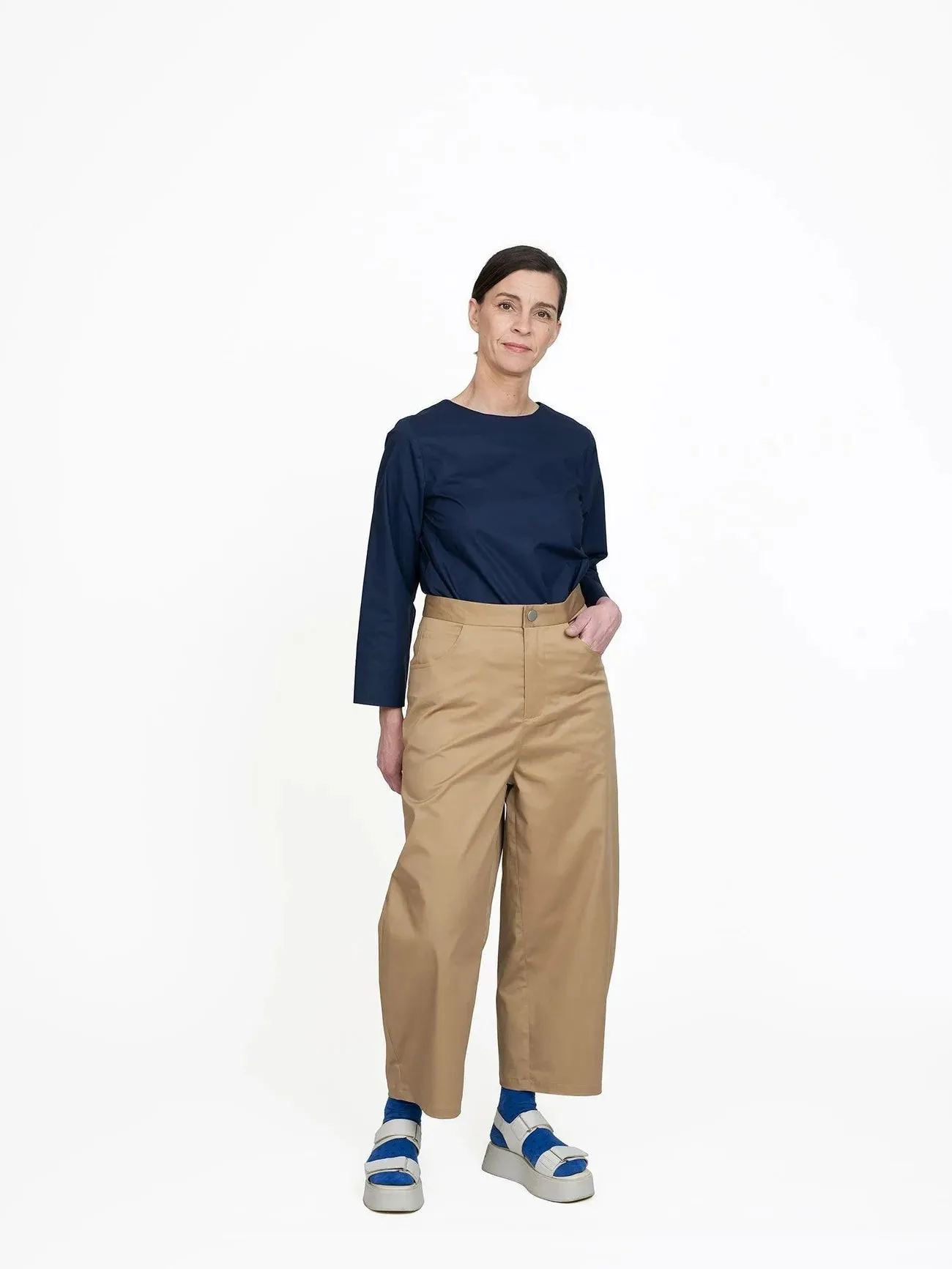 Barrel Leg Trousers Pattern - The Assembly Line