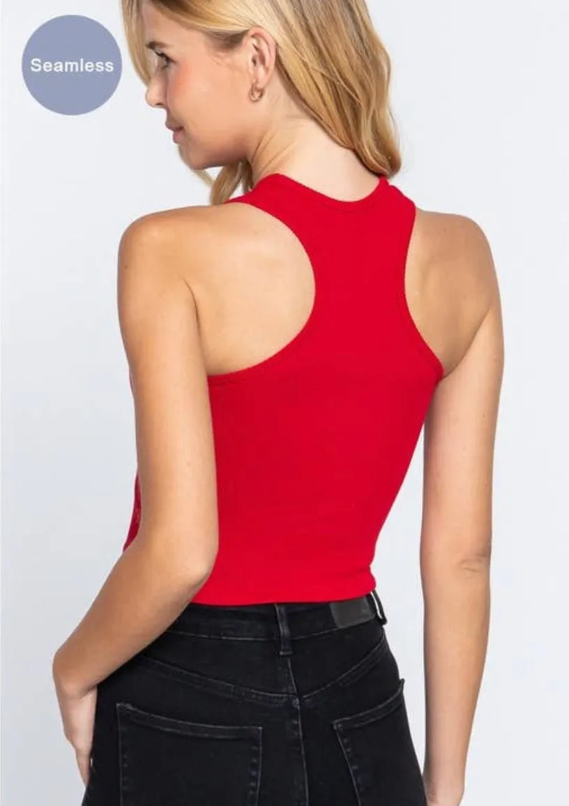 Better Than Basic Seamless Crop Tank