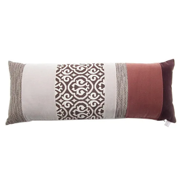 BROWN PLUME BAGUETTE CUSHION 35x80