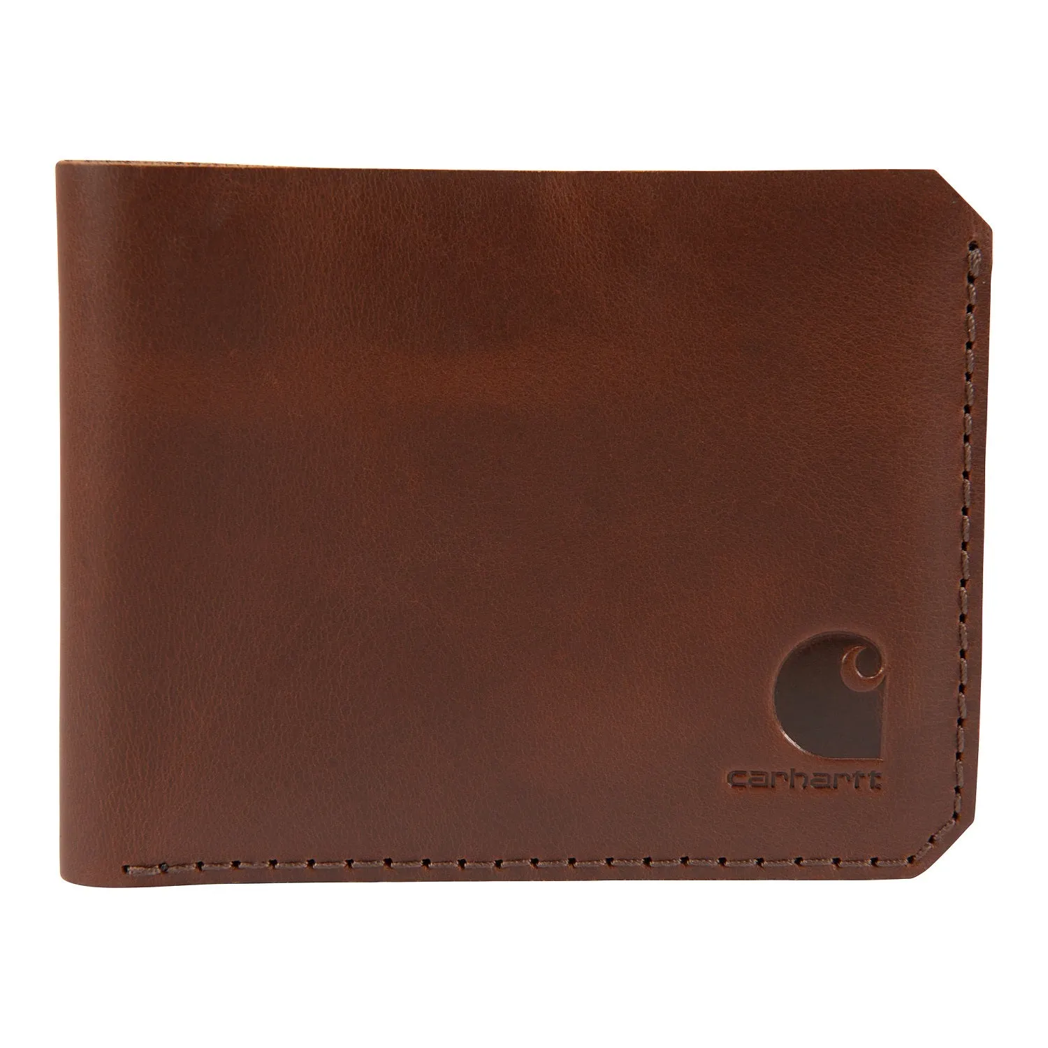 Carhartt Craftsman Leather Logo Bifold Wallet