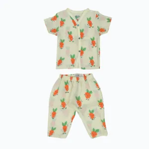 Carrot Cuddles - Muslin Sleep Suit for babies and kids (Unisex)