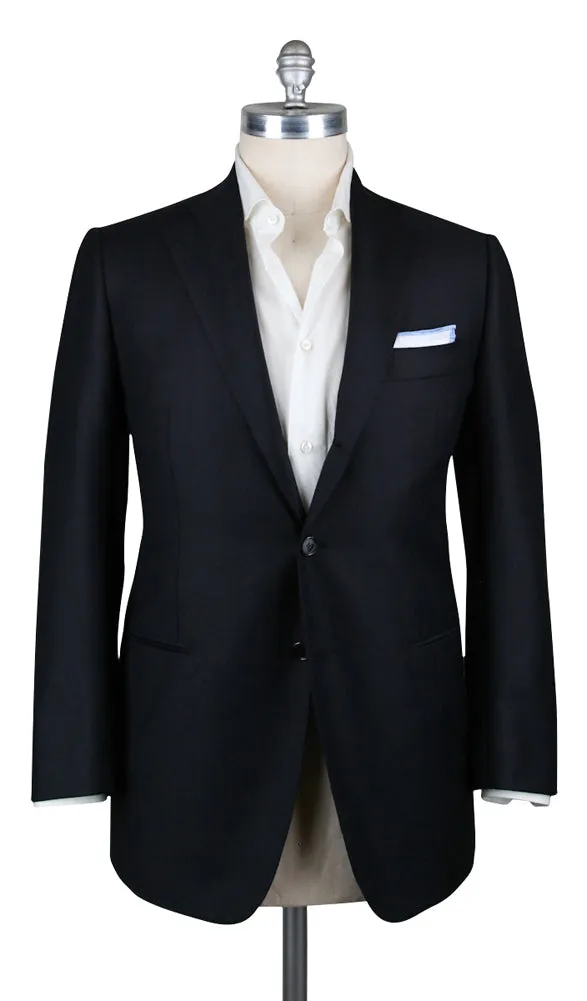 Cesare Attolini Midnight Navy Blue Sportcoat