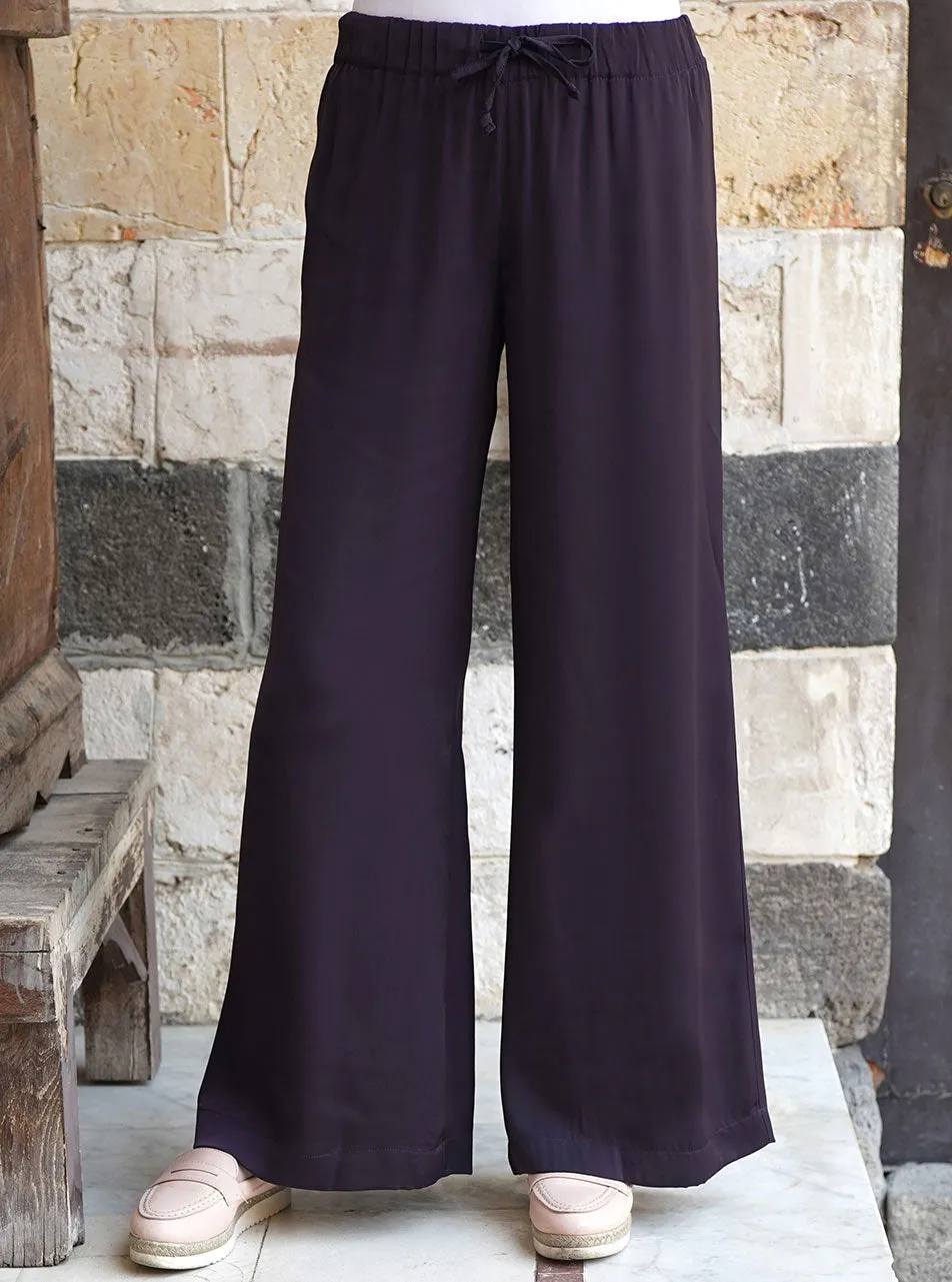 Comfort Waist Satin Trousers