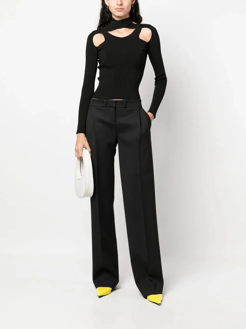 COPP90F3004 Wide leg tailored trouser