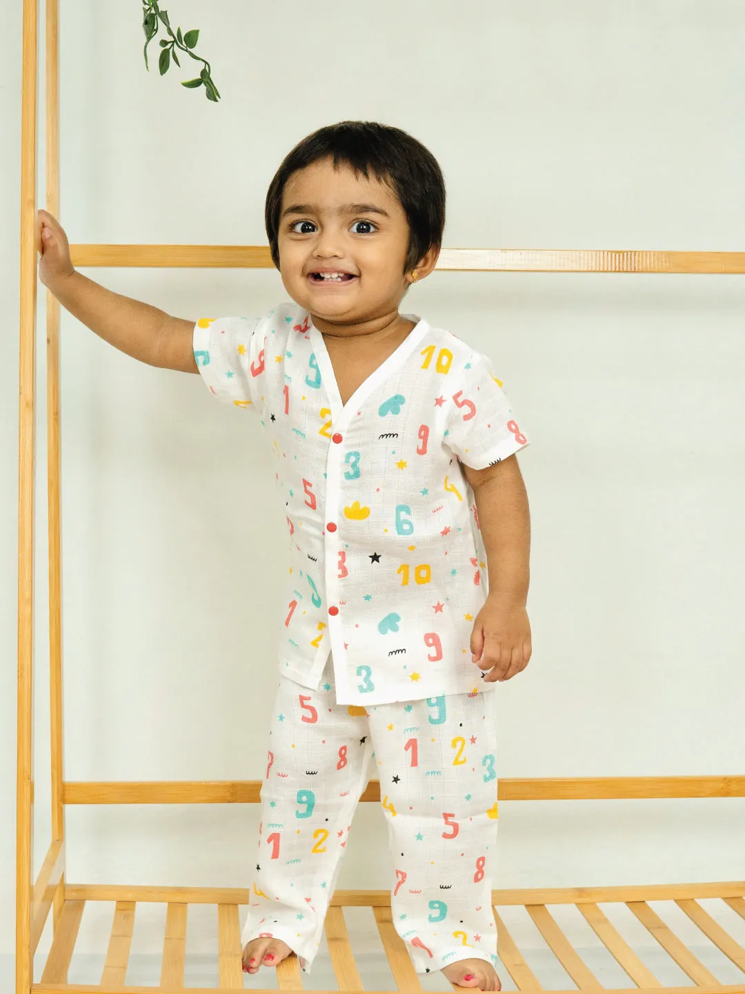 Counting Planes (Pack of 2) - Muslin Sleep Suit for babies and kids (Unisex)