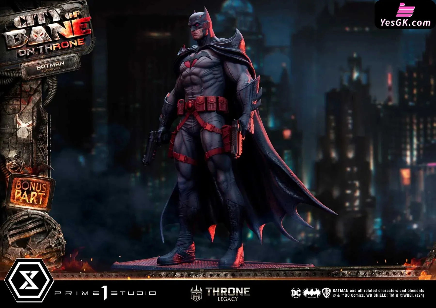 DC Comics 14 Batman Comics City of Bane Flashpoint Batman TLCDC-06 Standard Edition TLCDC-06S Special Edition Statue - Prime 1 Studio [Pre-Order]