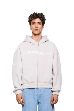 Elysium Zip Hoodie Light Gray