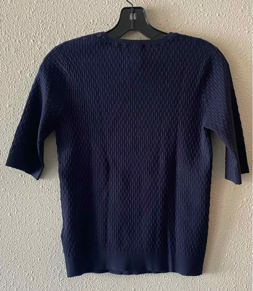 Escada Navy and Gold Size S Shirt