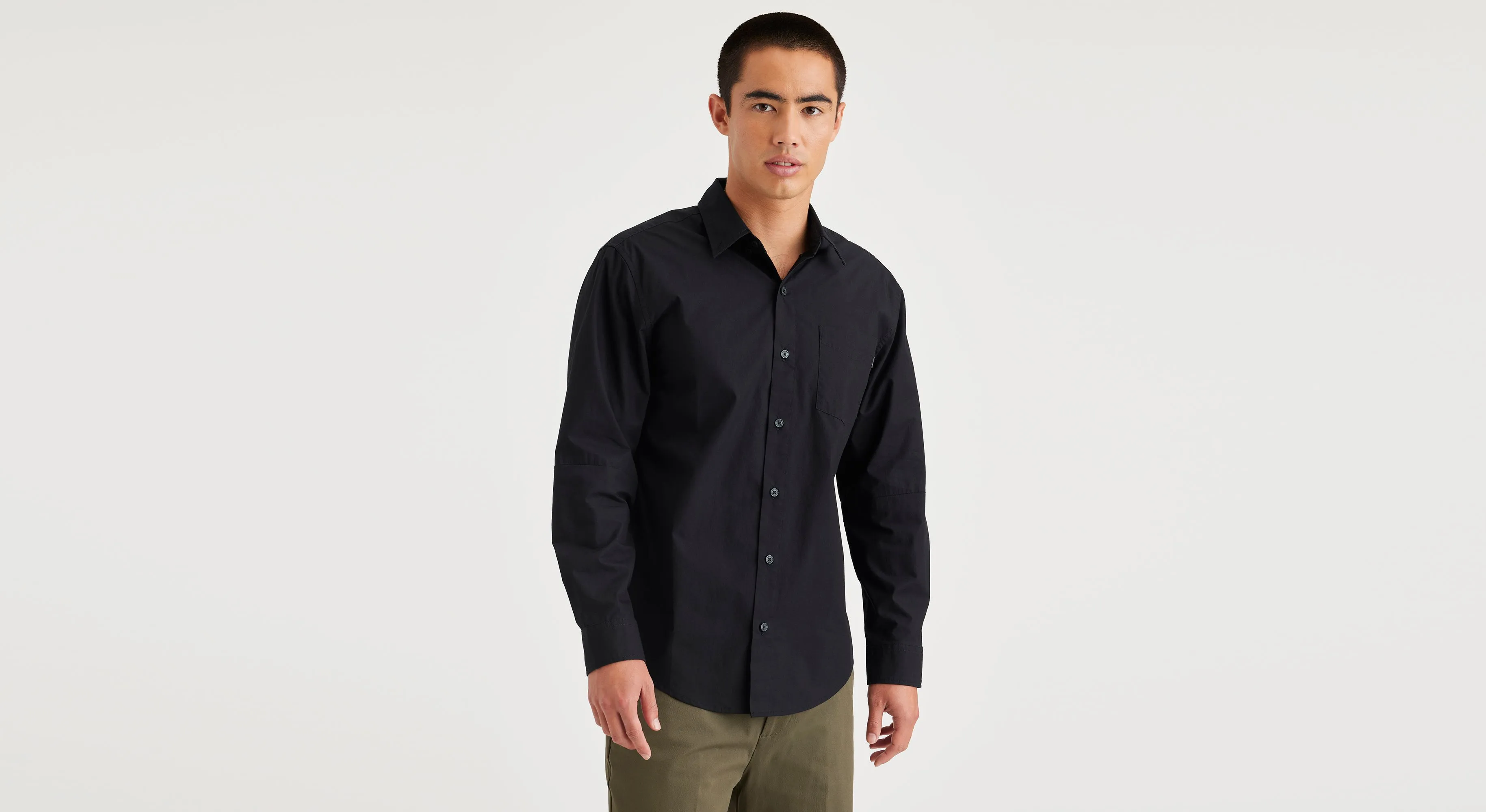 Essential Button-Up Shirt, Classic Fit