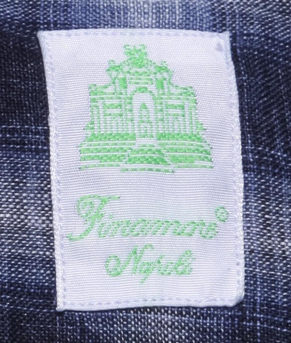 Finamore Napoli Blue Shirt - Extra Slim