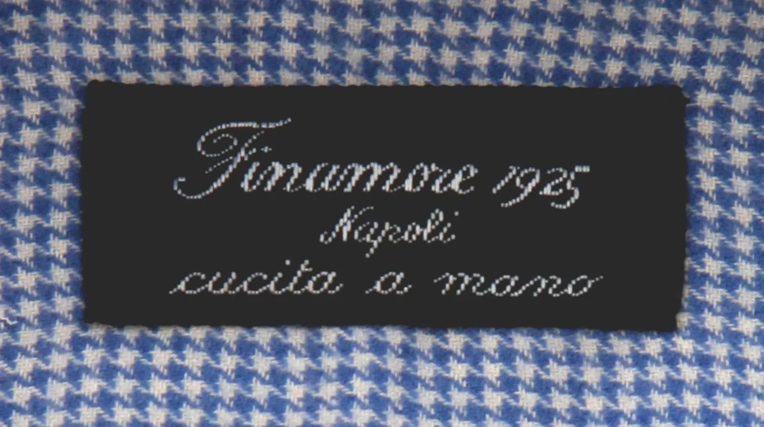 Finamore Napoli Blue Shirt - Slim