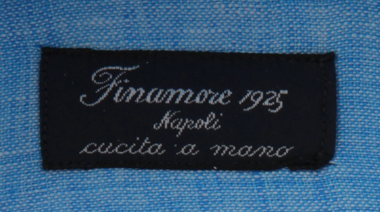 Finamore Napoli Blue Shirt - Slim