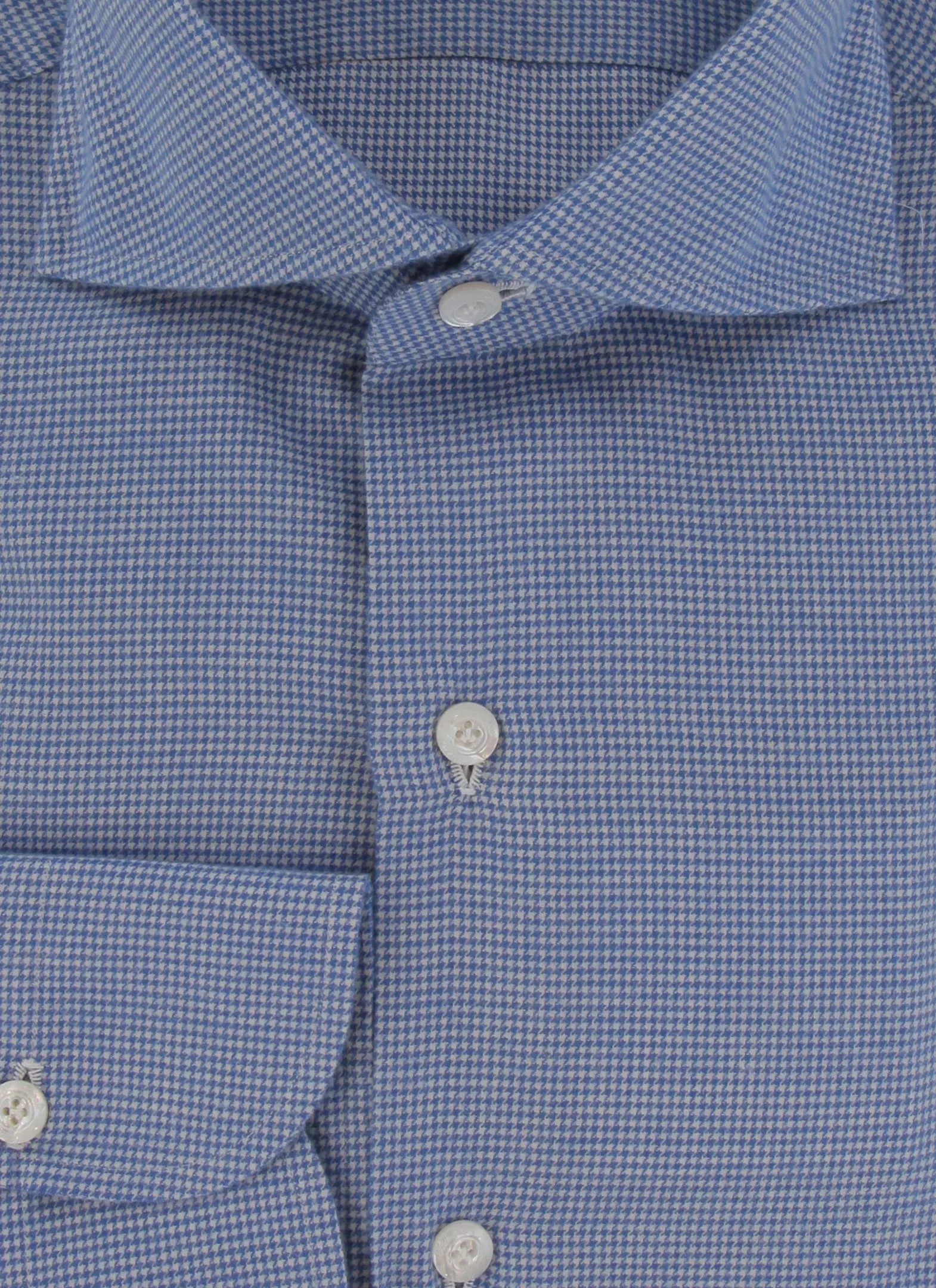 Finamore Napoli Blue Shirt - Slim