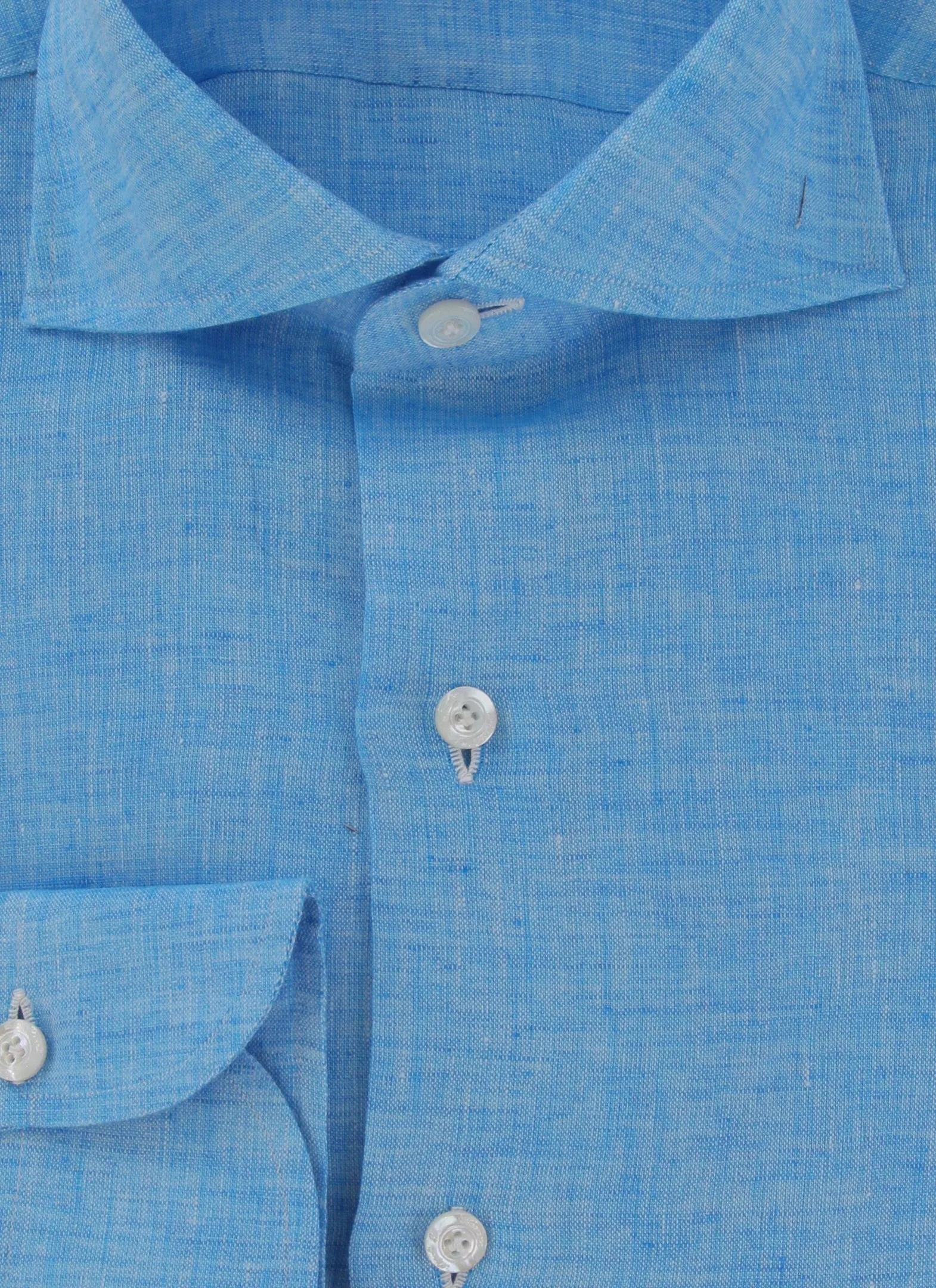 Finamore Napoli Blue Shirt - Slim