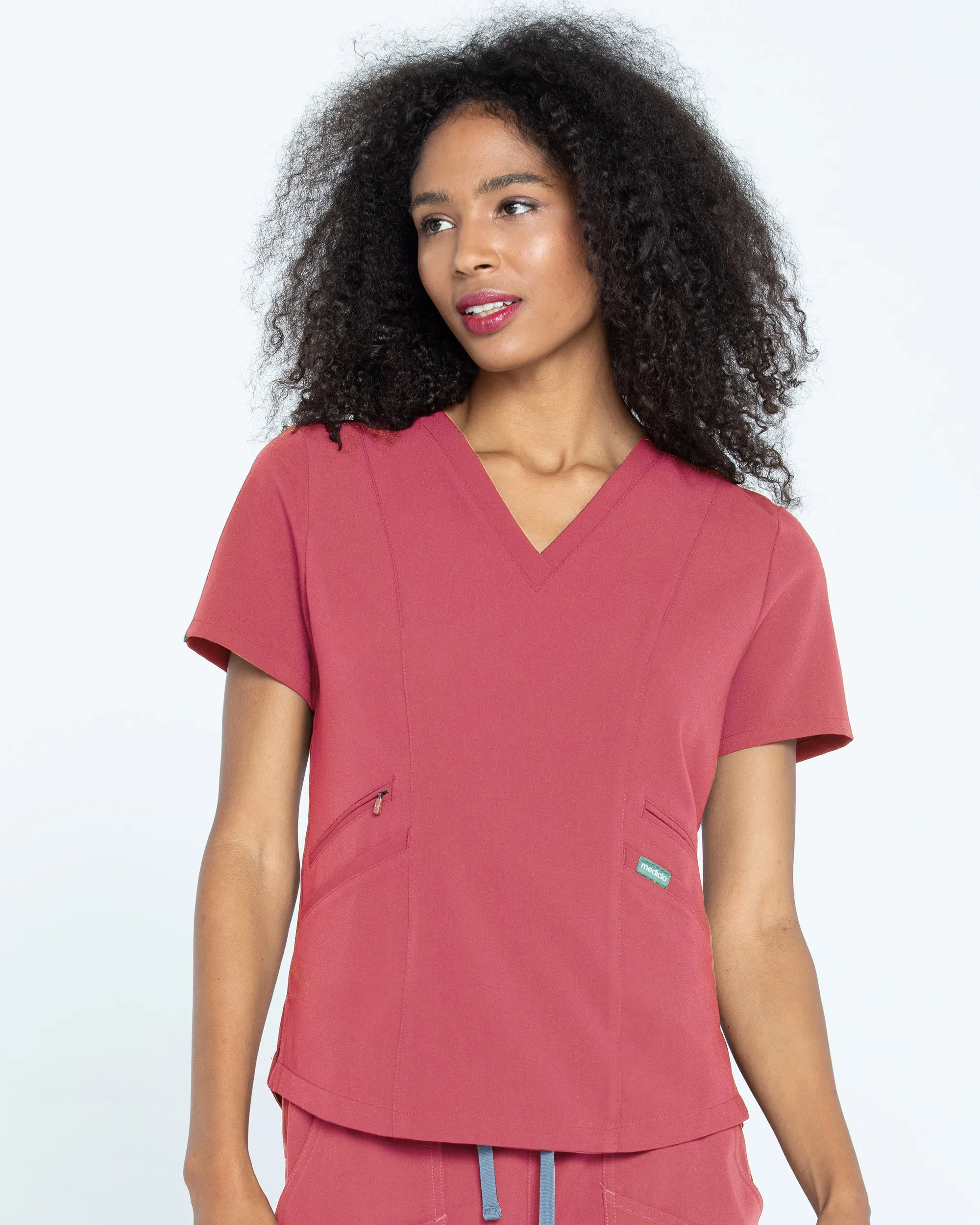 FYSEL® Amelia‎ ‎ Fitted Scrub Top (Final Sale)