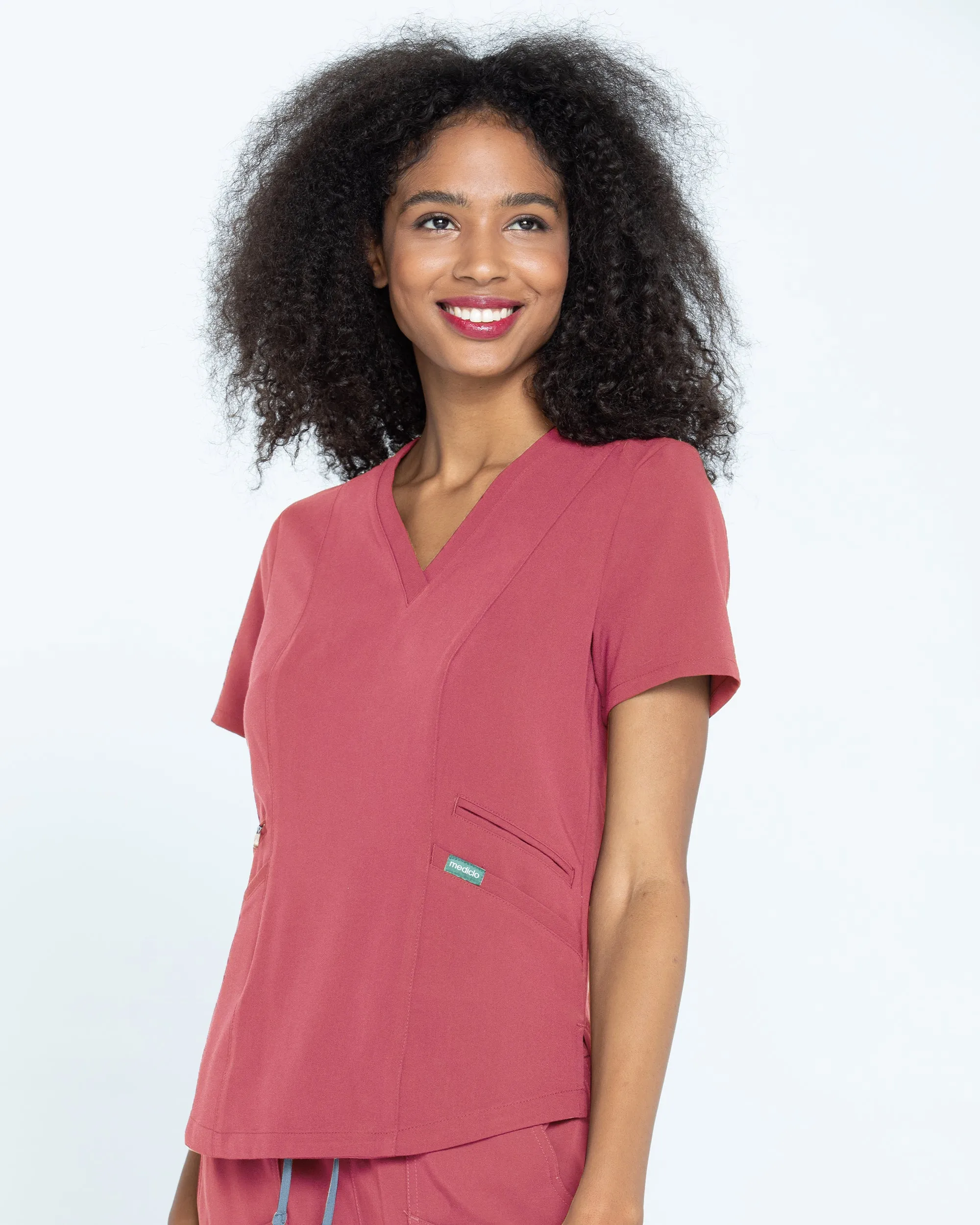 FYSEL® Amelia‎ ‎ Fitted Scrub Top (Final Sale)