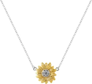 Golden Sunflower Necklace