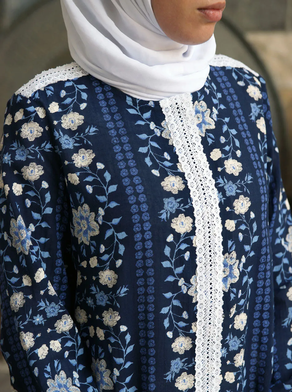 Lace Printed Blouse