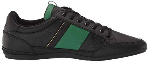 Lacoste men's Chaymon 0120 1 Cma Sneaker, Black/Green, 13 US