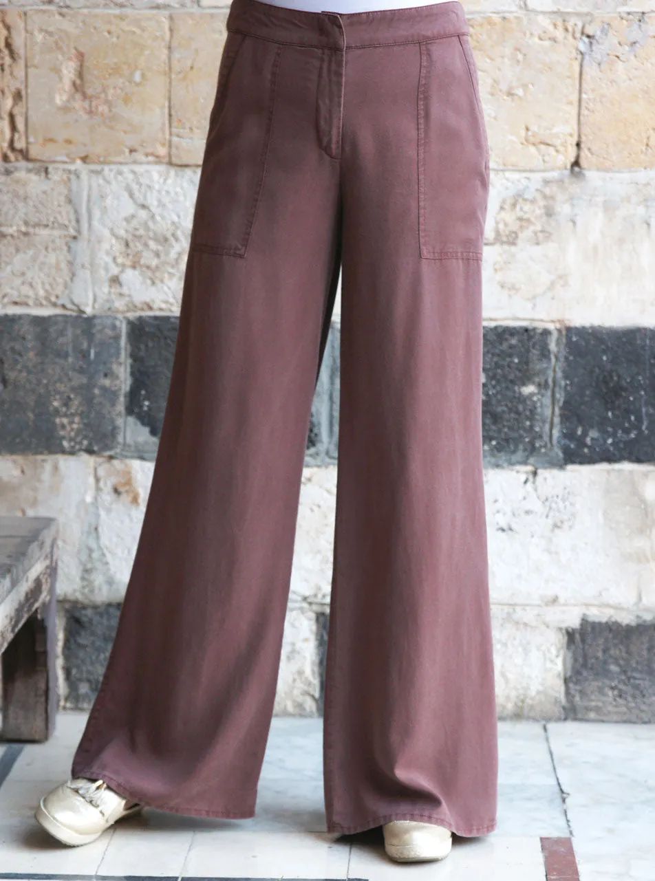 Lyocell Patch Pocketed Trousers