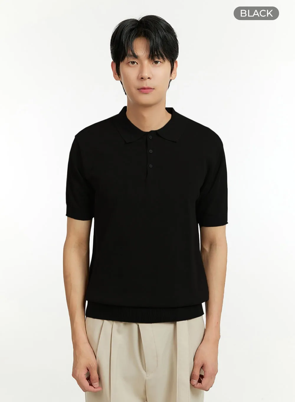 Men's Collar Buttoned T-Shirt IL412