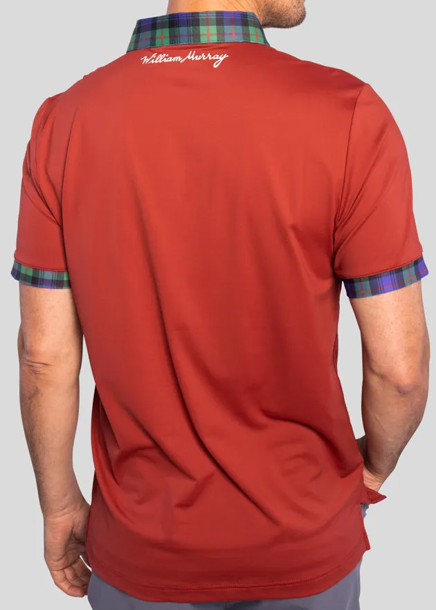 Murray Family Ties Men's Polo | Terracotta