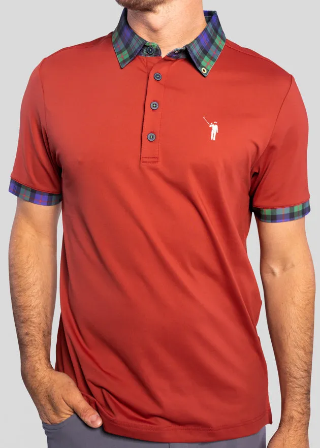 Murray Family Ties Men's Polo | Terracotta