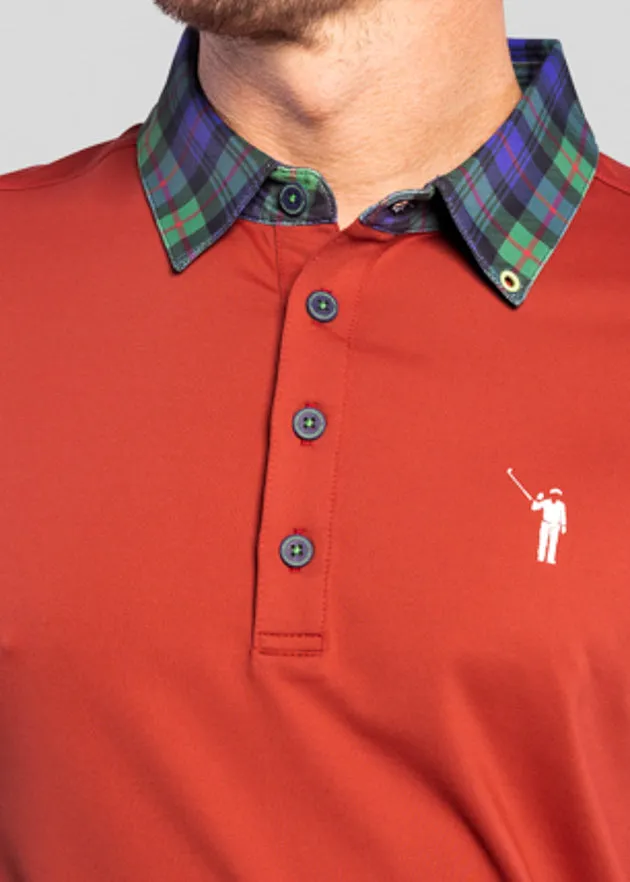 Murray Family Ties Men's Polo | Terracotta