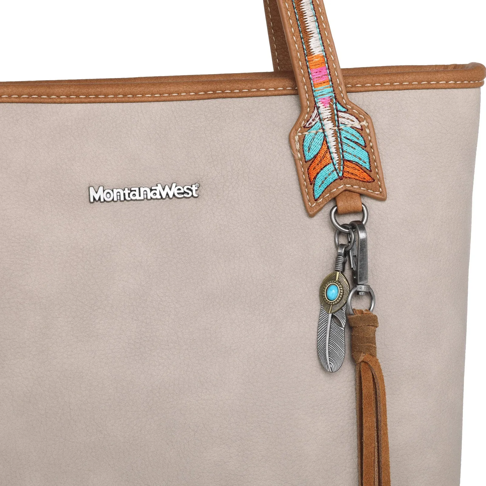 MW1112G-8113 Montana West Concho Collection Concealed Carry Tote