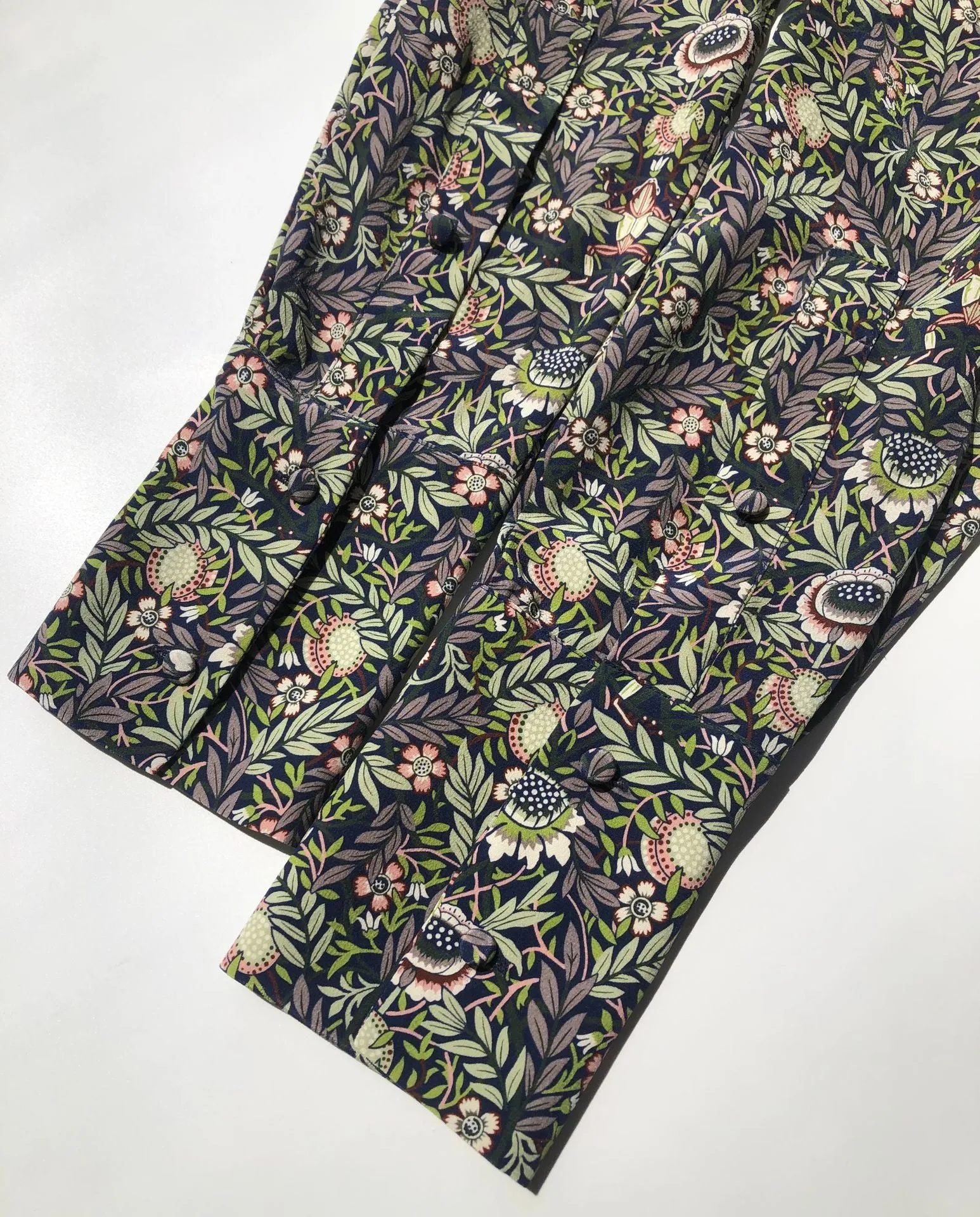 Nonothing|Women's pure silk shirt in liberty print