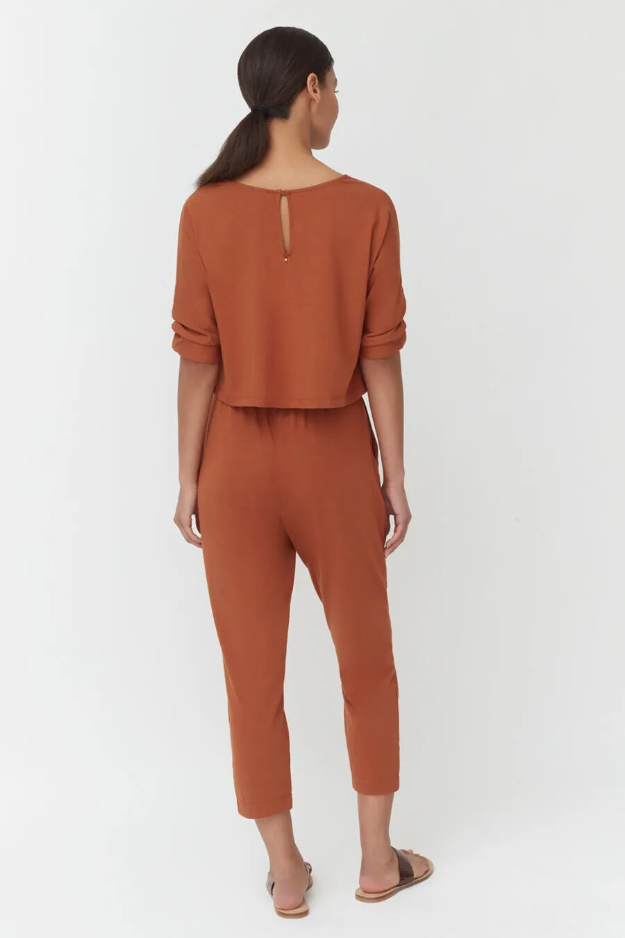 Open-Back Jumpsuit